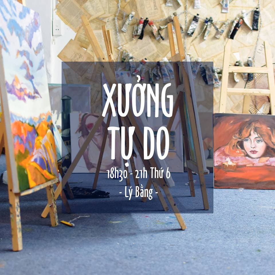 Lịch mở cửa xưởng tự học tại lớp vẽ Mỹ Thuật Bụi