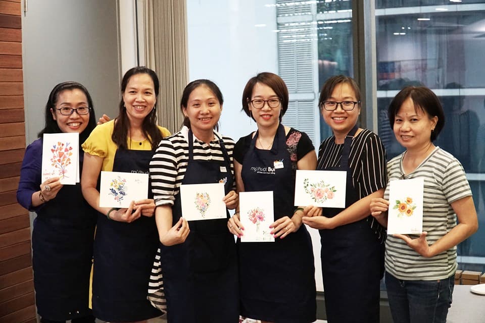 Workshop Chào mừng 20/10 tại công ty INSEE