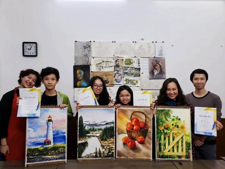 [HN] Bài tốt nghiệp khóa Màu nước 59 Tháng 2