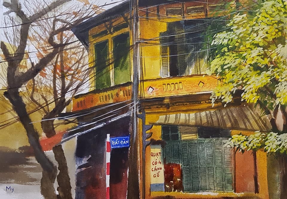[HN] Bài tốt nghiệp khóa Màu nước 06 Bà Triệu tháng 5