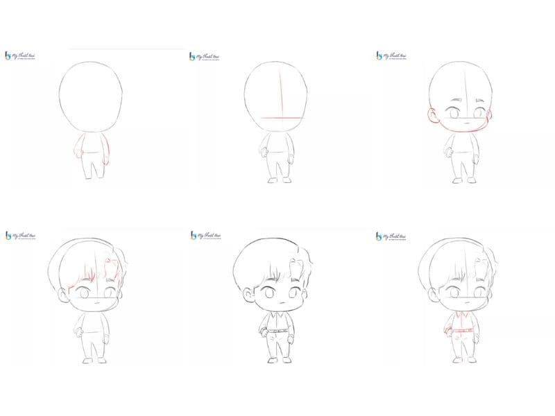 Vẽ chibi nam