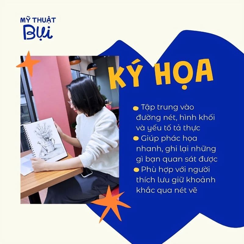 Ký họa là gì? Bộ môn vẽ đơn giản ai cũng học được?