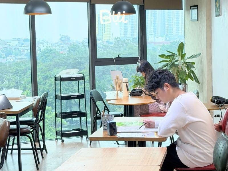 Lớp dạy vẽ Quận Hoàng Mai từ cơ bản đến nâng cao giúp thư giãn