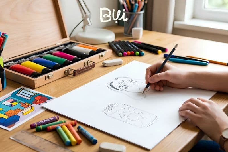 Học vẽ cần những gì? Dụng cụ, kỹ năng và lộ trình cho người mới bắt đầu