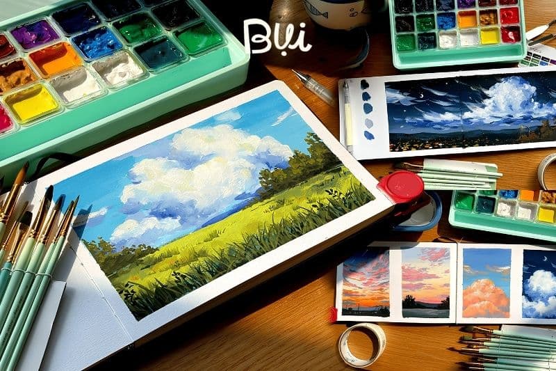 Màu gouache là gì? Hướng dẫn chi tiết từ cấu tạo đến cách sử dụng