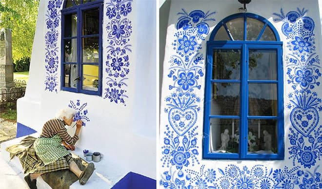 Cụ bà 90 tuổi gây sốt với khả năng vẽ như họa sĩ