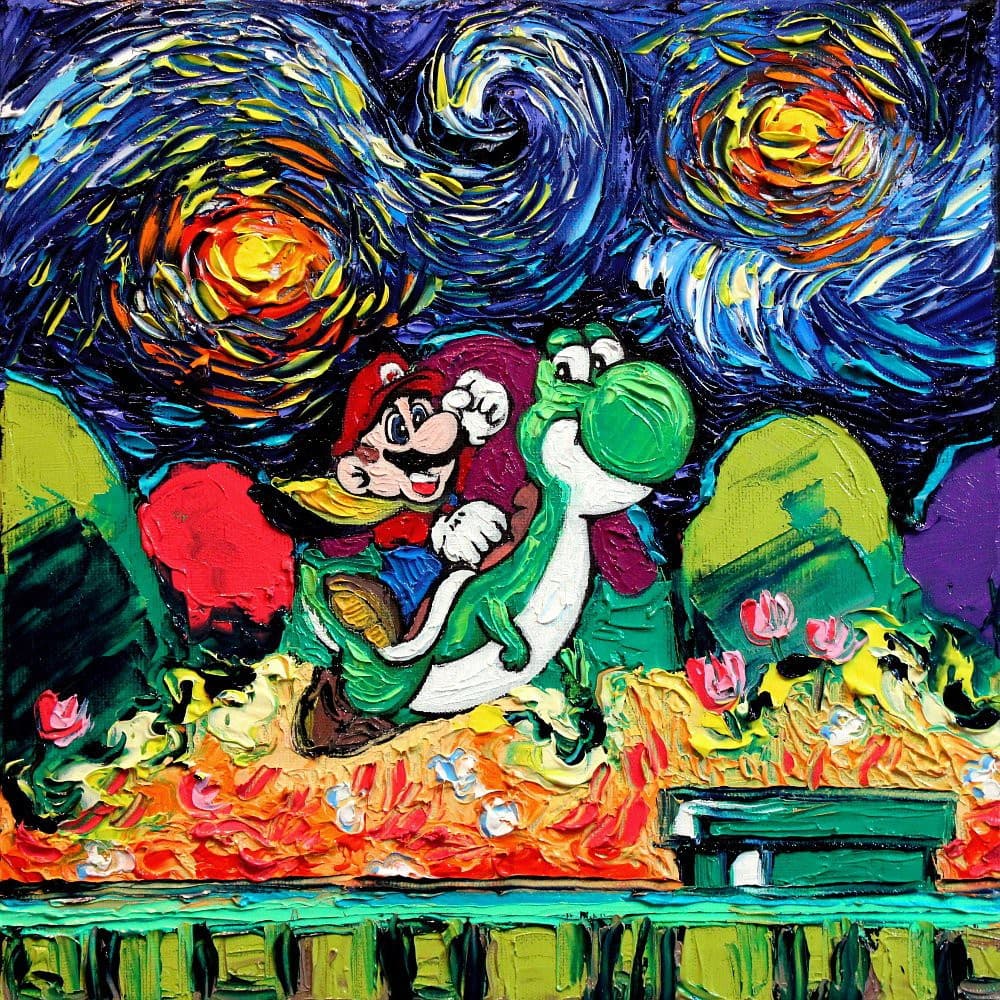 Những bức họa hiện đại được vẽ theo phong cách Van Gogh tuyệt đẹp!