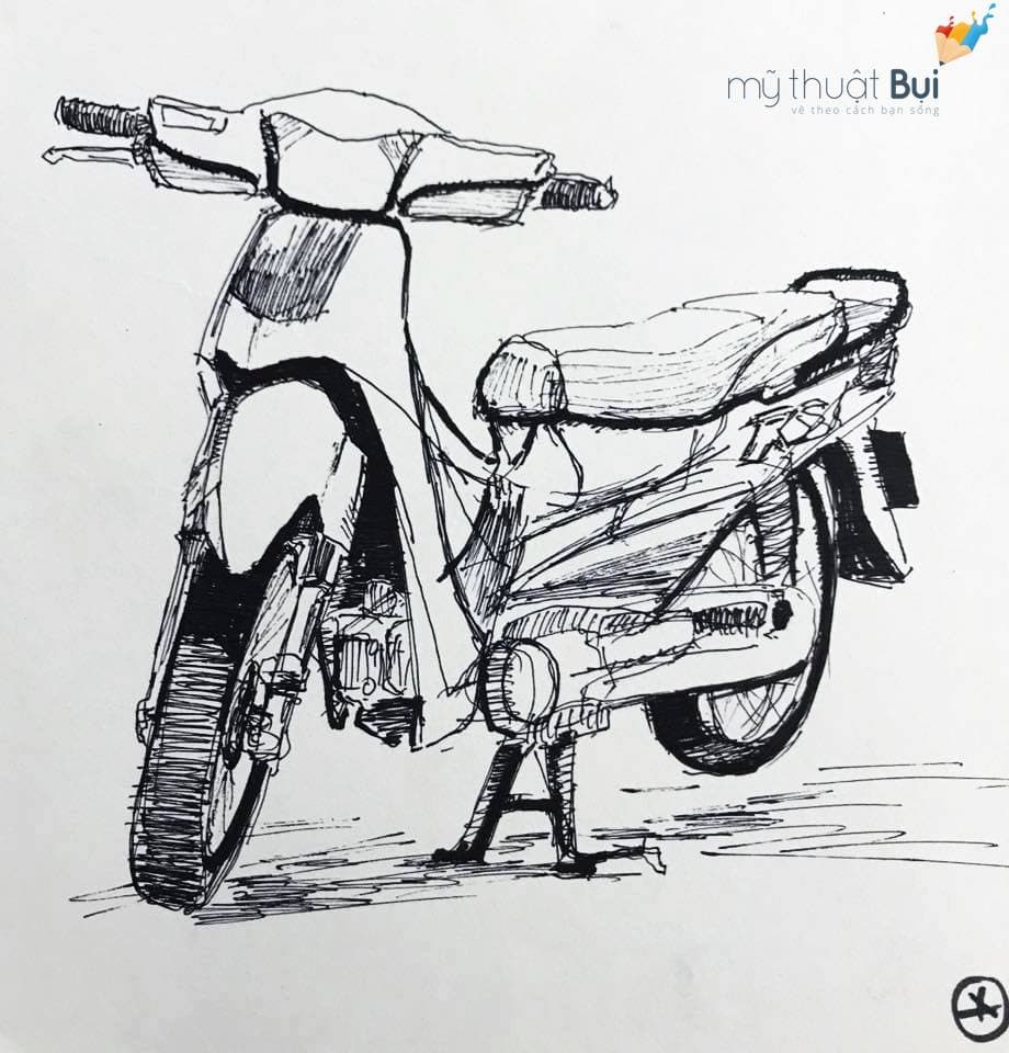 Tác phẩm Lớp Ký Họa 01 - Những người nghệ sĩ " Bụi Tiên Phong "
