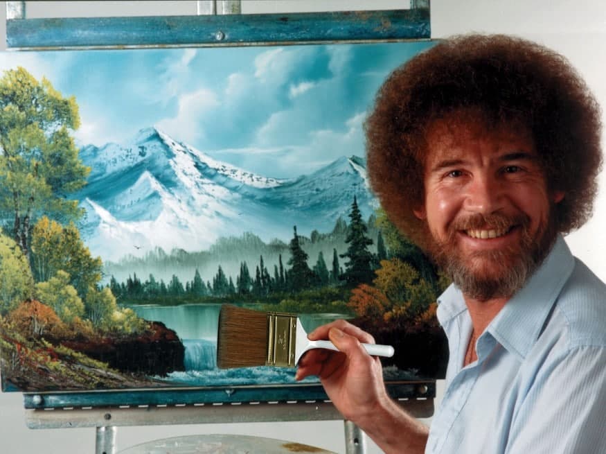 Danh họa Bob Ross - "Ông già Noel" ban phát niềm vui hội họa