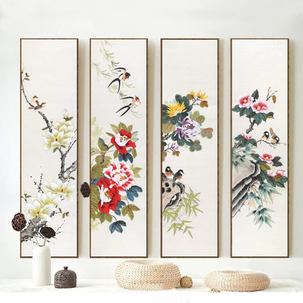 Tranh Tứ bình: Bản sắc, ý nghĩa và vẻ đẹp ước lệ trong mỹ thuật cổ truyền Việt Nam