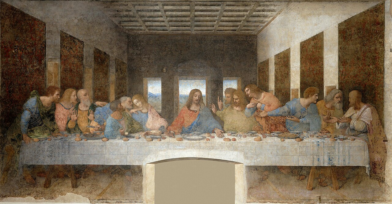 Bức tranh "Bữa tối cuối cùng" - Leonardo da Vinci (1495 - 1498) Bức tranh "Bữa tối cuối cùng" - Leonardo da Vinci (1495 - 1498)