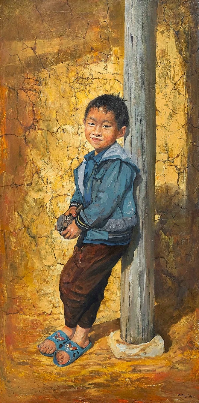 Chân dung trẻ em vùng cao