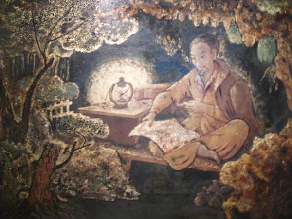 Bức tranh “Bác Hồ ở Pác Bó”- Tác giả: Mai Văn Hiền