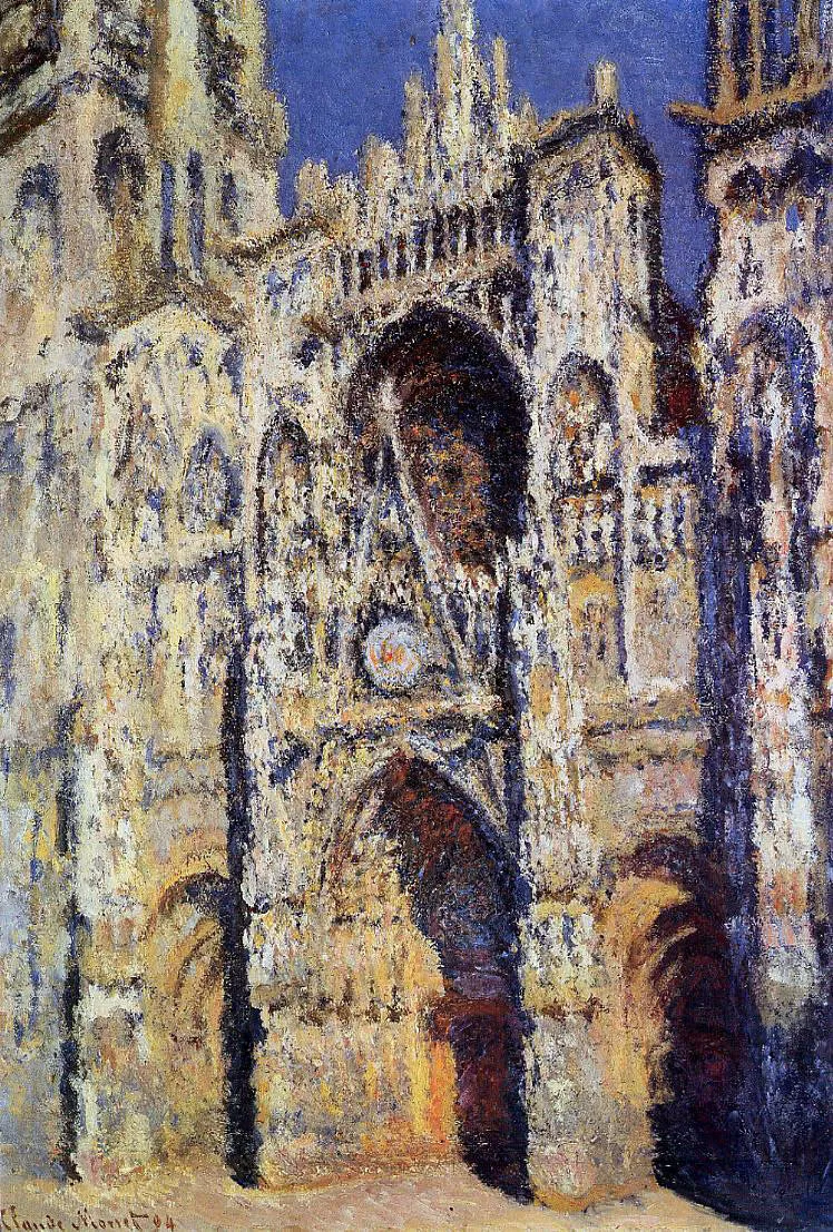 Tác phẩm Rouen Cathedral Series (Nhà thờ Rouen) của Monet