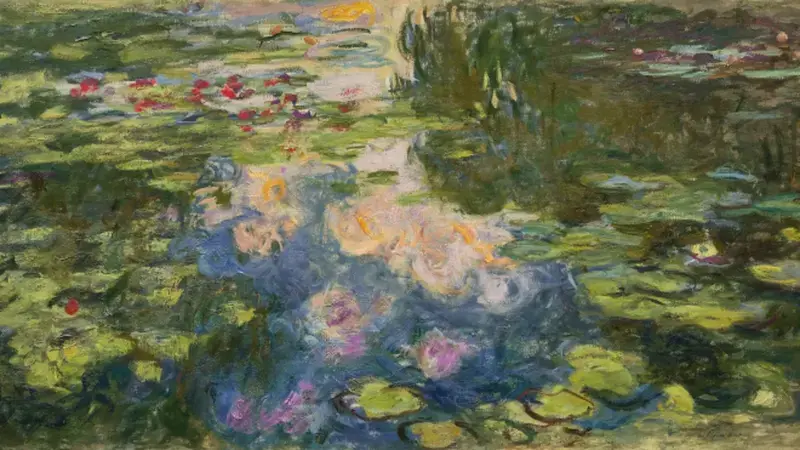 Tác phẩm Water Lilies (Hoa súng), loạt tranh 1897 - 1926 Tác phẩm Water Lilies (Hoa súng), loạt tranh 1897 - 1926