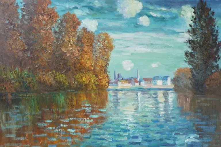Tác phẩm "Mùa thu ở Argenteuil" (Autumn Effect at Argenteuil)