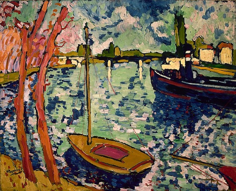 Maurice de Vlaminck, "The Seine at Chatou," 1906