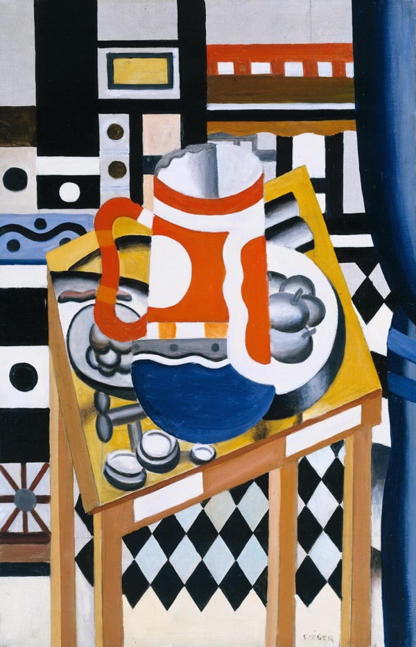 Fernand Leger, "Still life with a beer mug", 1921