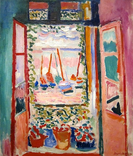 HENRI MATISSE (1869-1954) 'The Open Window, Collioure', 1905 (tranh dầu trên chất liệu canvas)