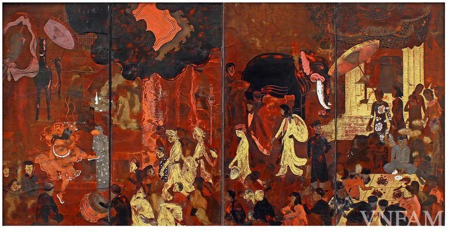 "Hội chùa" (1939) của Lê Quốc Lộc