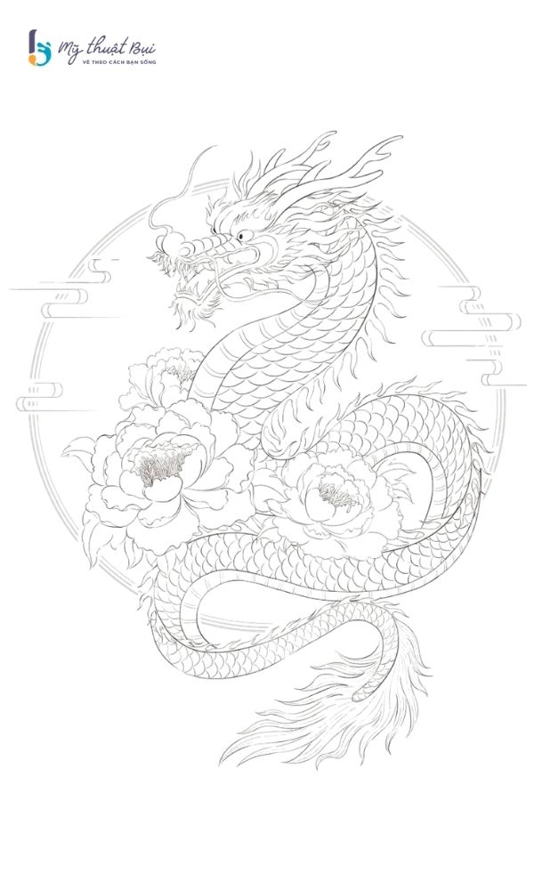 Hình vẽ rồng đẹp