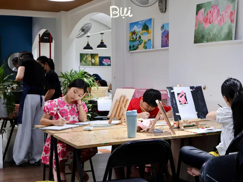Lộ trình học vẽ của lớp vẽ trẻ em ở Hà Nội
