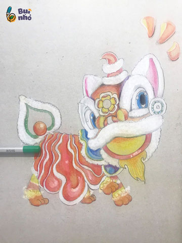 Tô màu đuôi