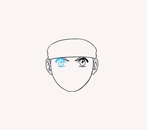 Vẽ mắt còn lại của Naruto