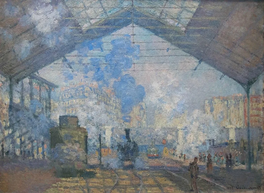 Tác phẩm "Nhà Ga Saint-Lazare" – Claude Monet, 1877
