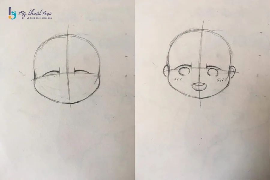 Vẽ mặt Chibi