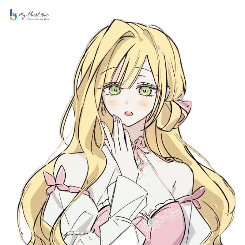 Tranh vẽ anime nữ đẹp