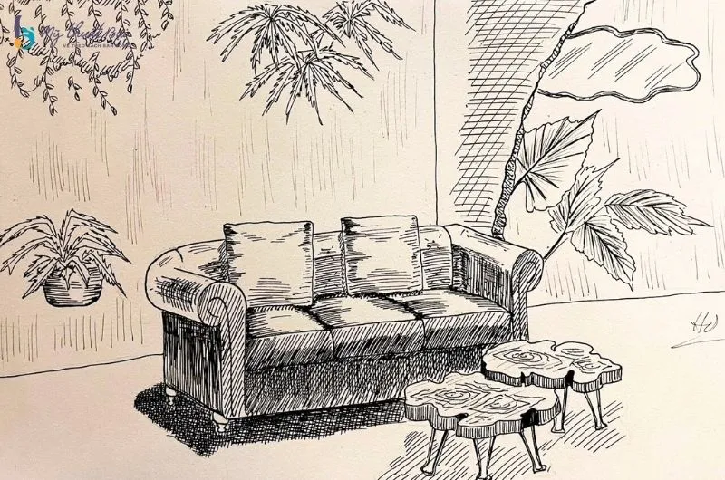 Trang ký họa đơn giản 2
