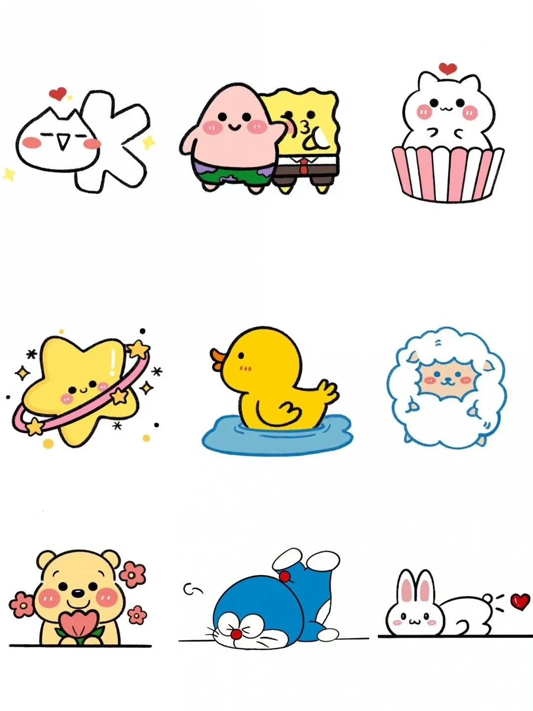 Hình vẽ cute đơn giản