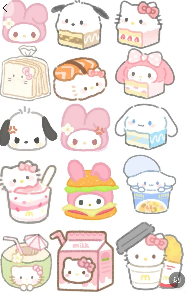 Hình vẽ cute đơn giản