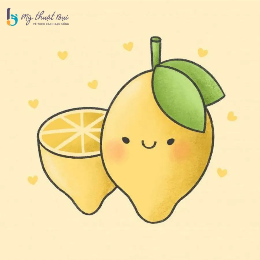 Hình vẽ cute đơn giản đồ ăn