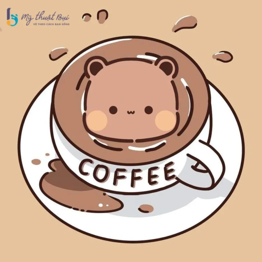 Hình vẽ cute đơn giản đồ ăn