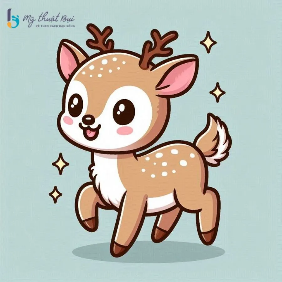 Hình vẽ động vật cute