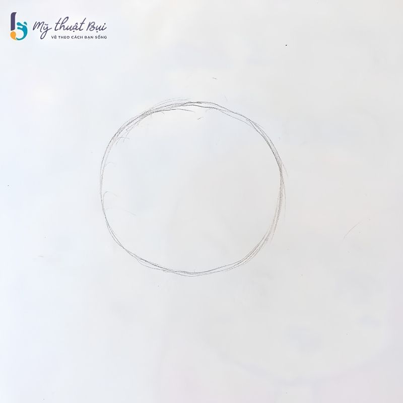 Phác thảo khung đầu của chibi nữ