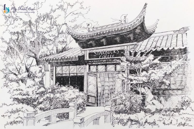 Tranh phong cảnh ký họa