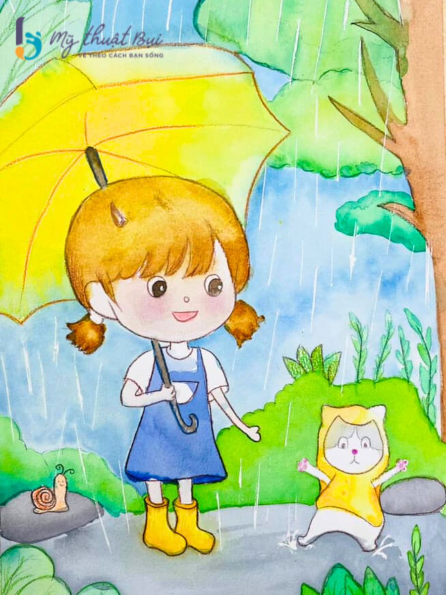 Vẽ chibi nữ cute