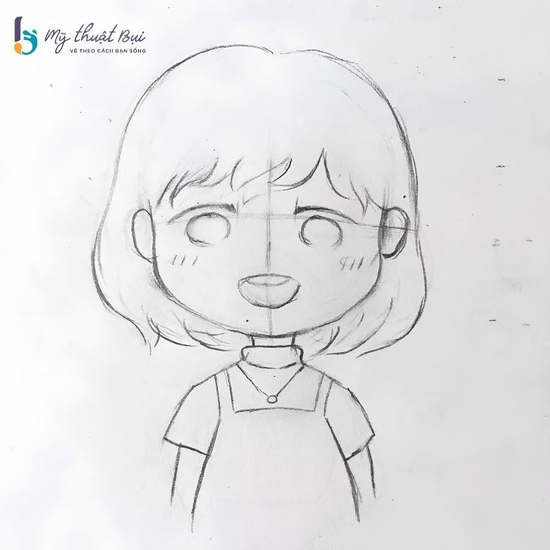 Vẽ quần áo chibi nữ cute