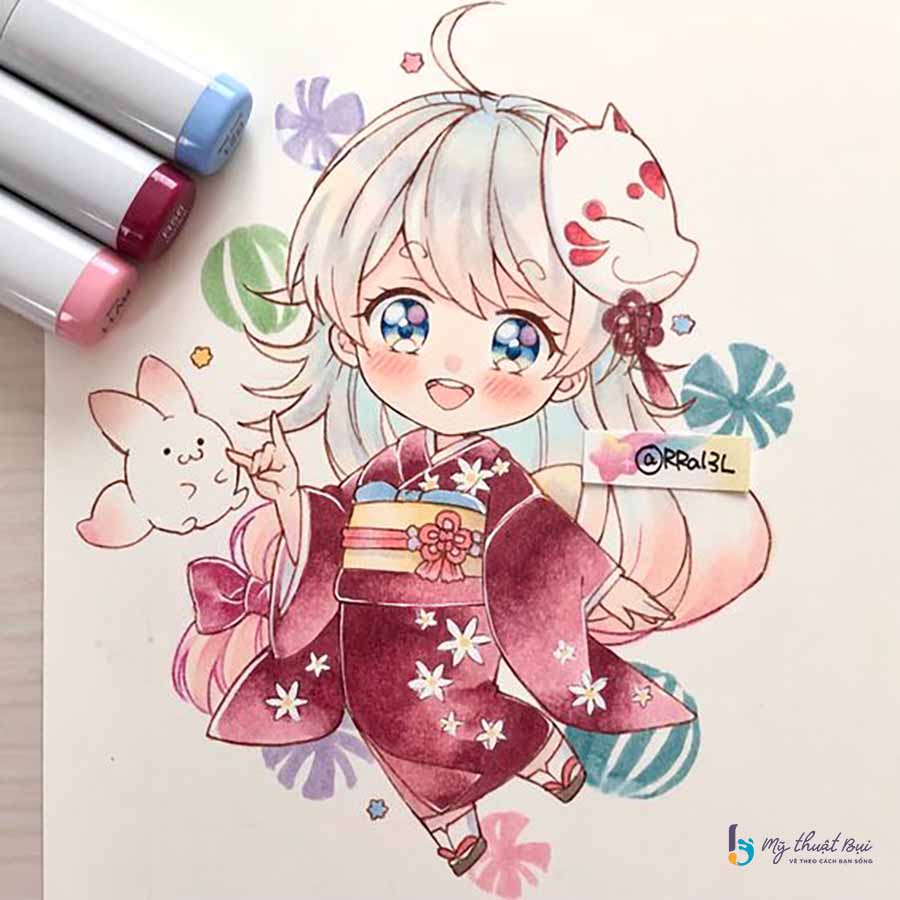 Hình vẽ anime chibi