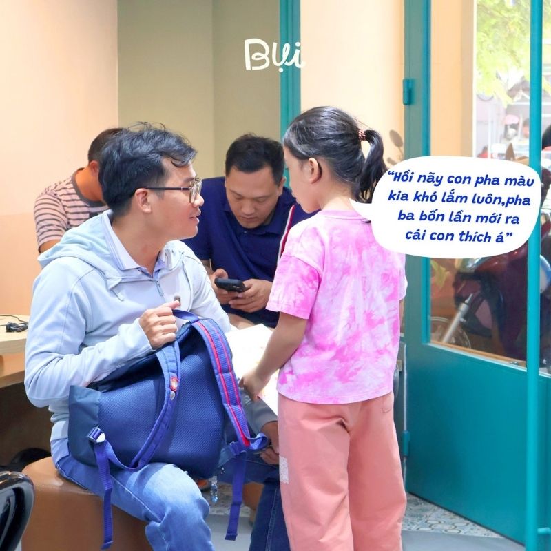 Con nói gì với ba mẹ sau buổi học tại Bụi Nhỏ
