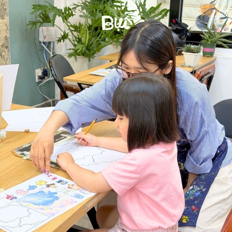 Hình ảnh học viên lớp Bụi Nhỏ ở Mỹ Đình Quận Từ Liêm