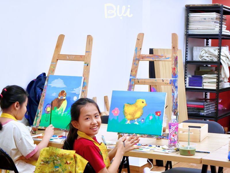 Lộ trình lớp vẽ Bụi Nhỏ cho trẻ em 5 đến 12 tuổi