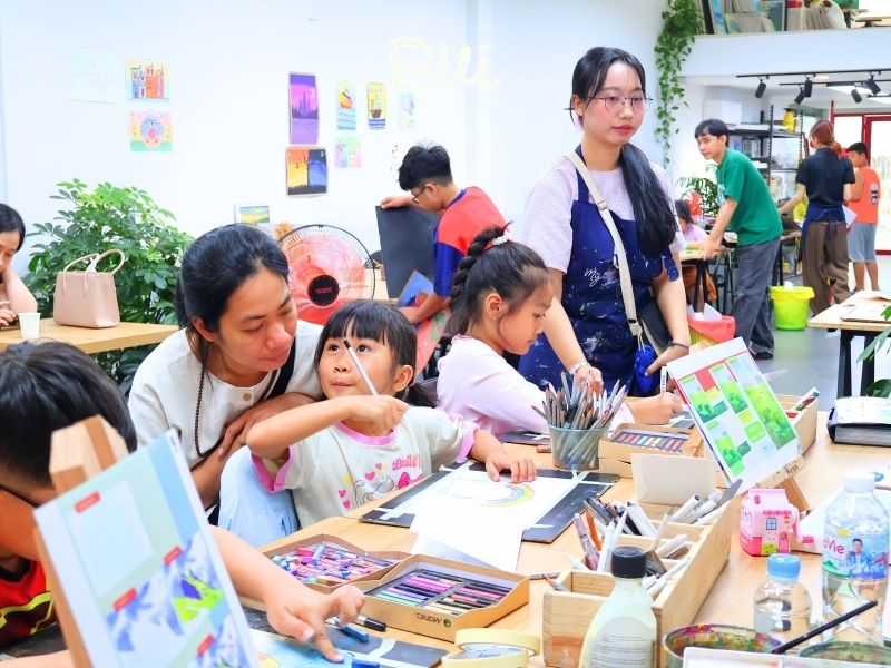 Thông tin 2 lớp học vẽ cho bé ở Gò Vấp của Mỹ Thuật Bụi