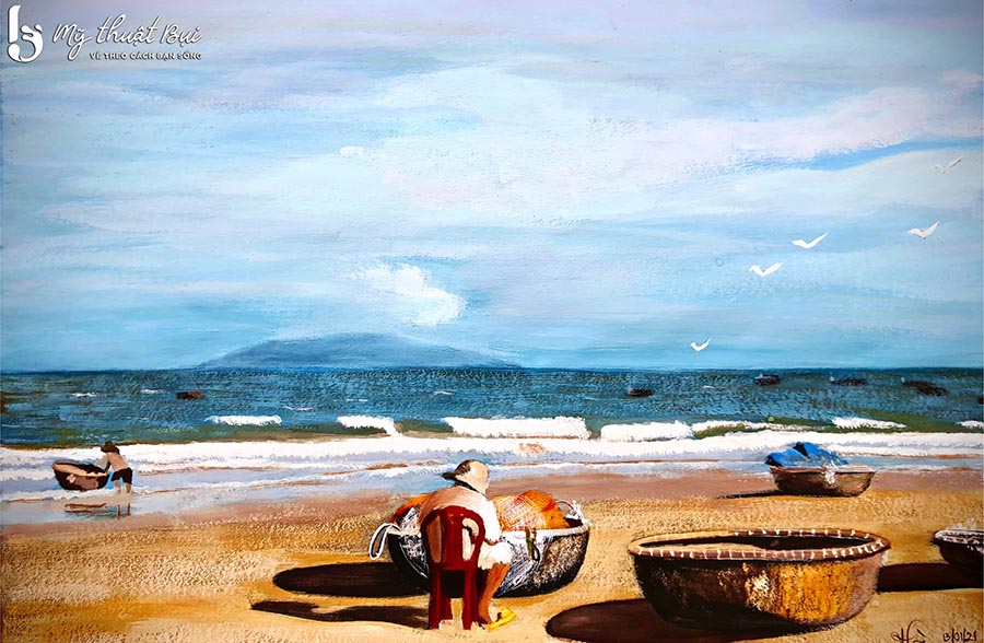 Tranh phong cảnh biển 3 Tranh phong cảnh biển 3