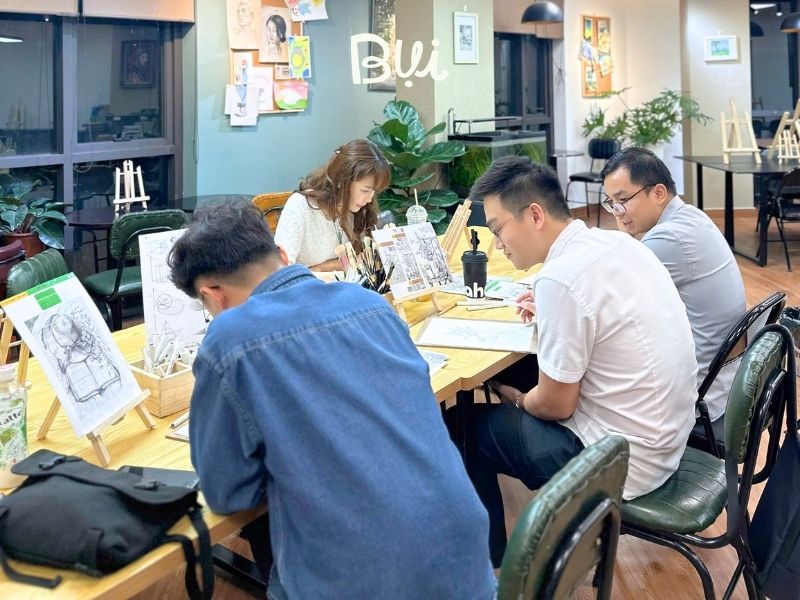 Địa điểm lớp học vẽ Phú Nhuận cho người lớn