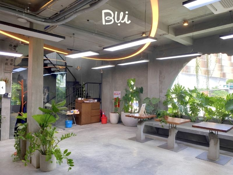 Không gian lớp học vẽ tại các cơ sở của Bụi