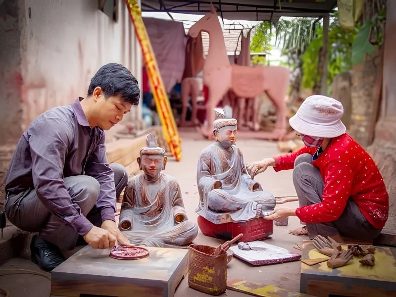 Làng nghề sơn mài Cát Đằng (Nam Định)